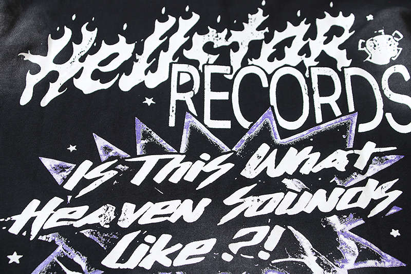 Coco Shoes Hellstar Music Boy Records T-Shirt #6731 Black