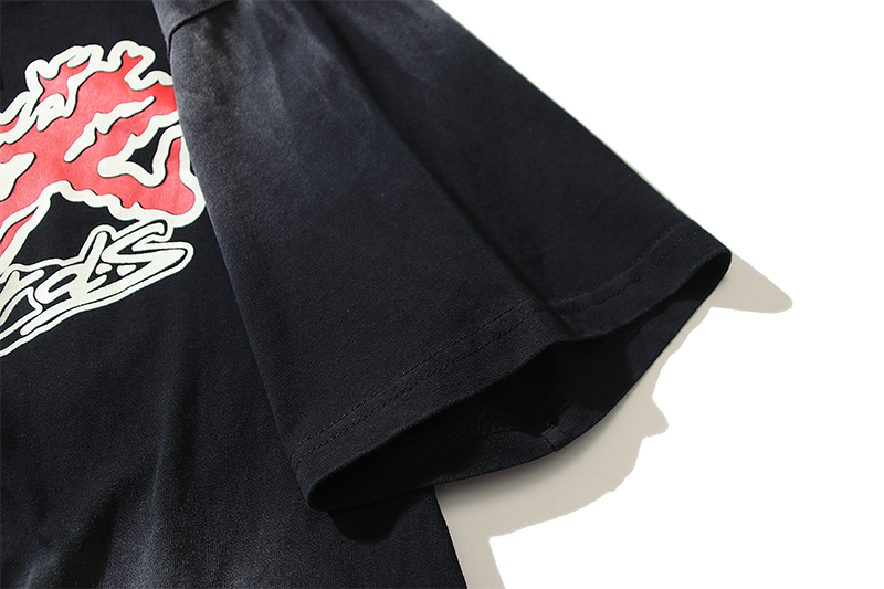 Coco Shoes Hellstar Tour Path To Paradise T-Shirt #6733 Black Red