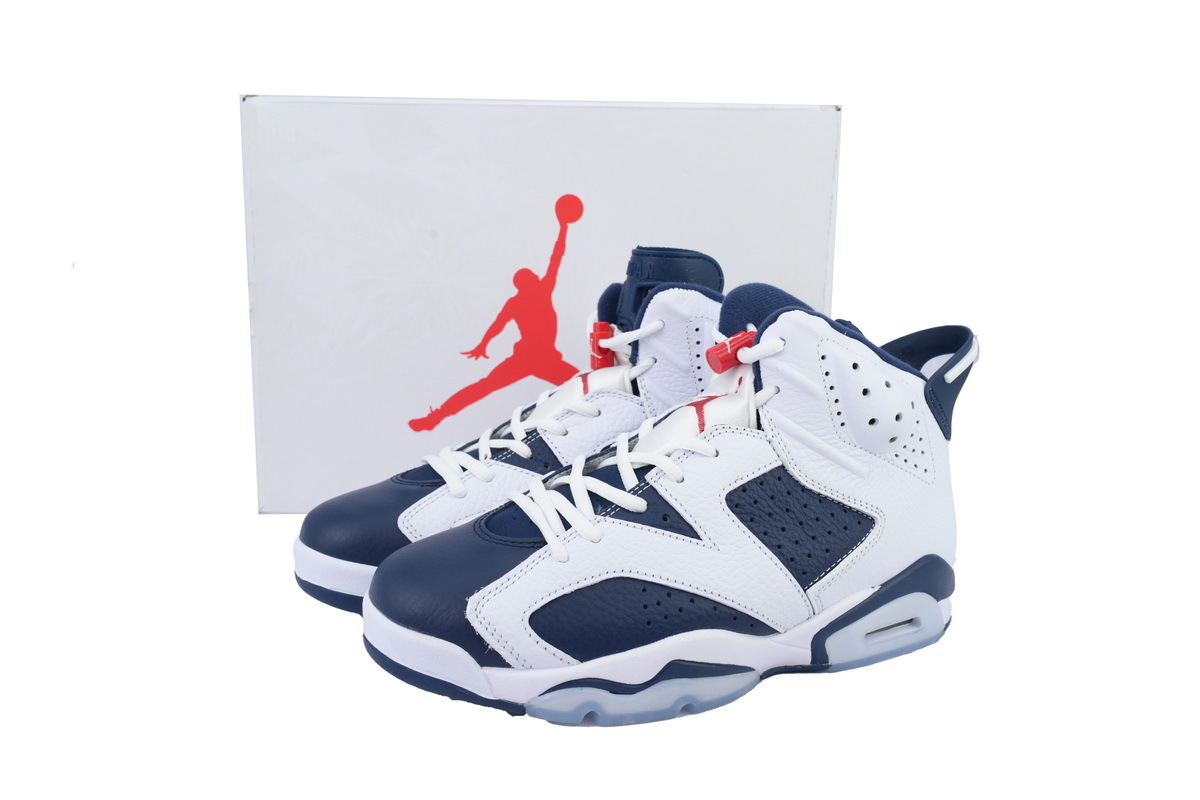 Air Jordan 6 Retro 'Olympic' White Blue CT8529-164 