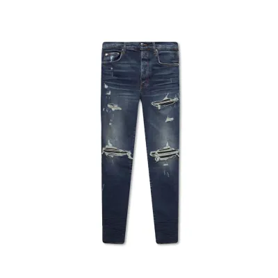 Amiri Jean MX1 Skinny Jean Blue PXMD001D403 01