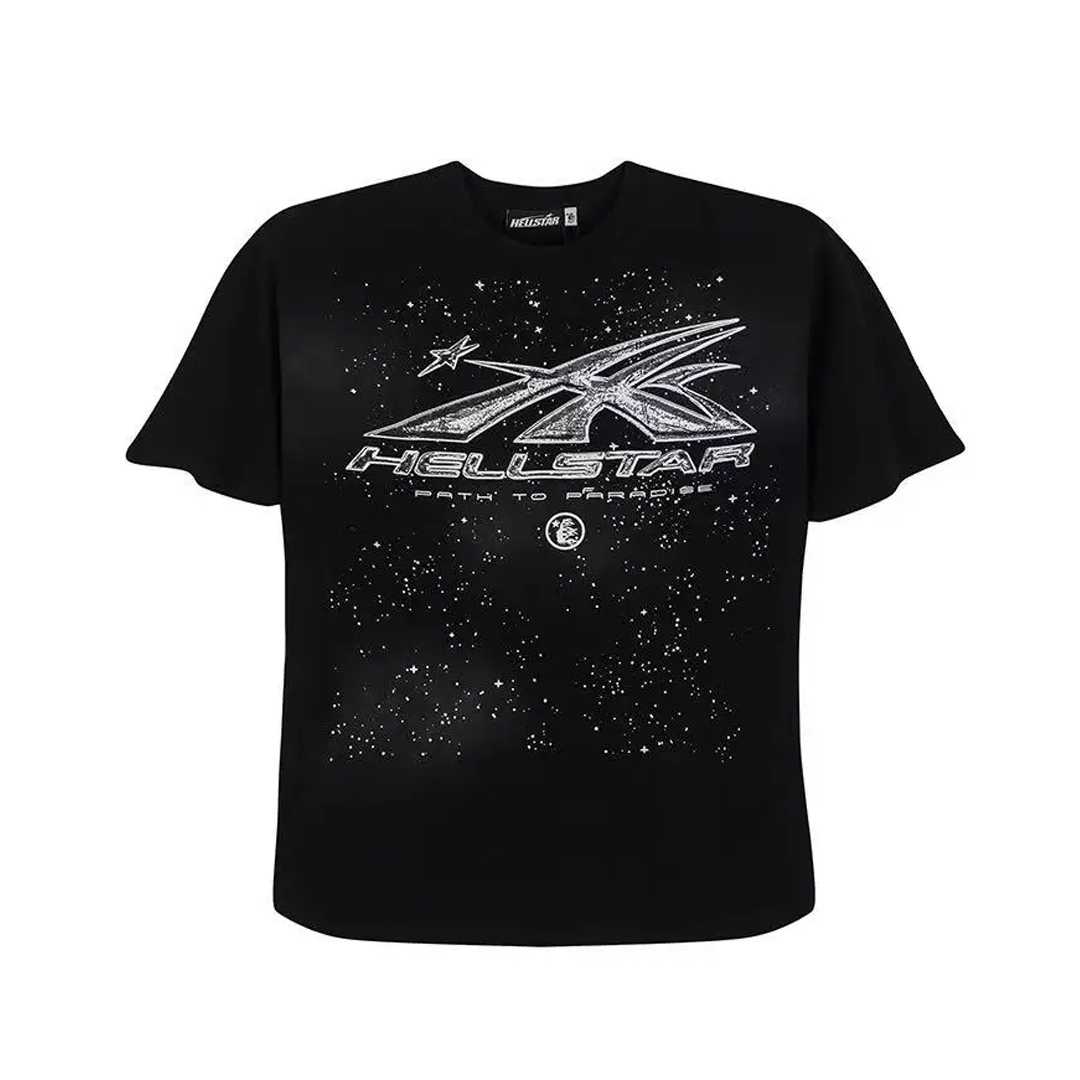 Hellstar Chrome Logo T-Shirt Black