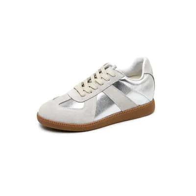 Maison Margiela Replica German Army Trainer Silver 01