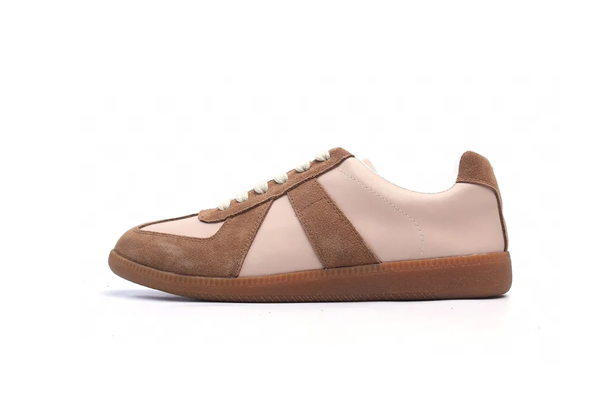 Coco Shoes Maison Margiela Replica German Army Trainer Pink Brown