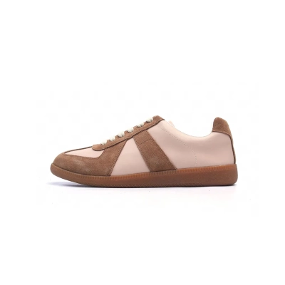 Coco Shoes Maison Margiela Replica German Army Trainer Pink Brown 01