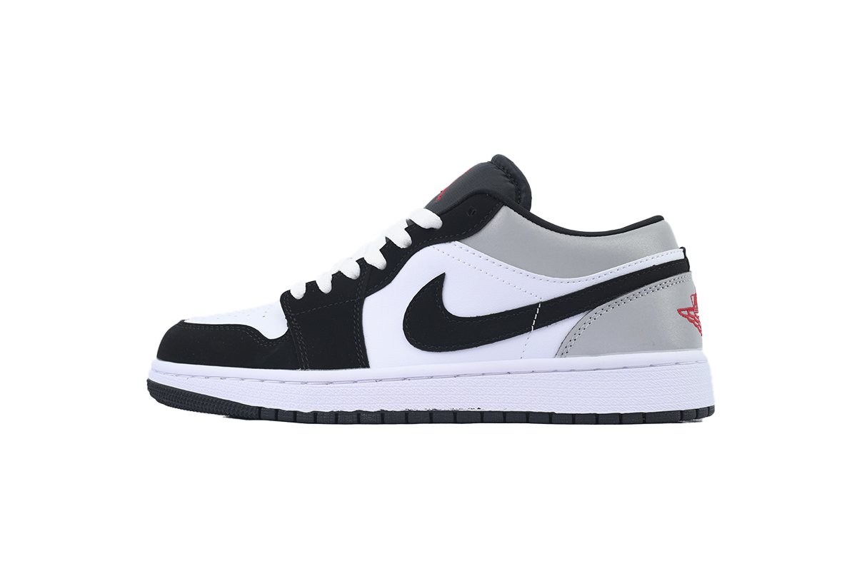 Air Jordan 1 Low 'White Fire Red Black Matte Silver' HF3188-106