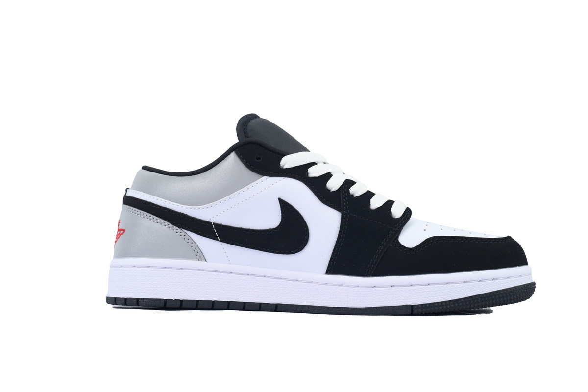 Air Jordan 1 Low 'White Fire Red Black Matte Silver' HF3188-106