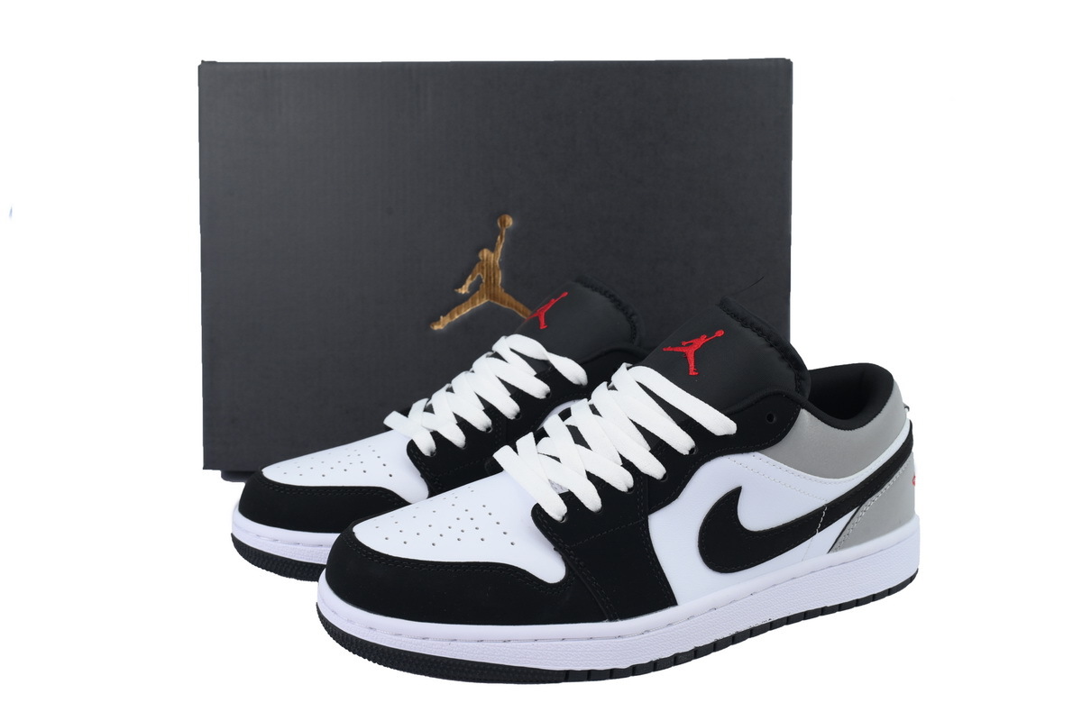 Air Jordan 1 Low 'White Fire Red Black Matte Silver' HF3188-106