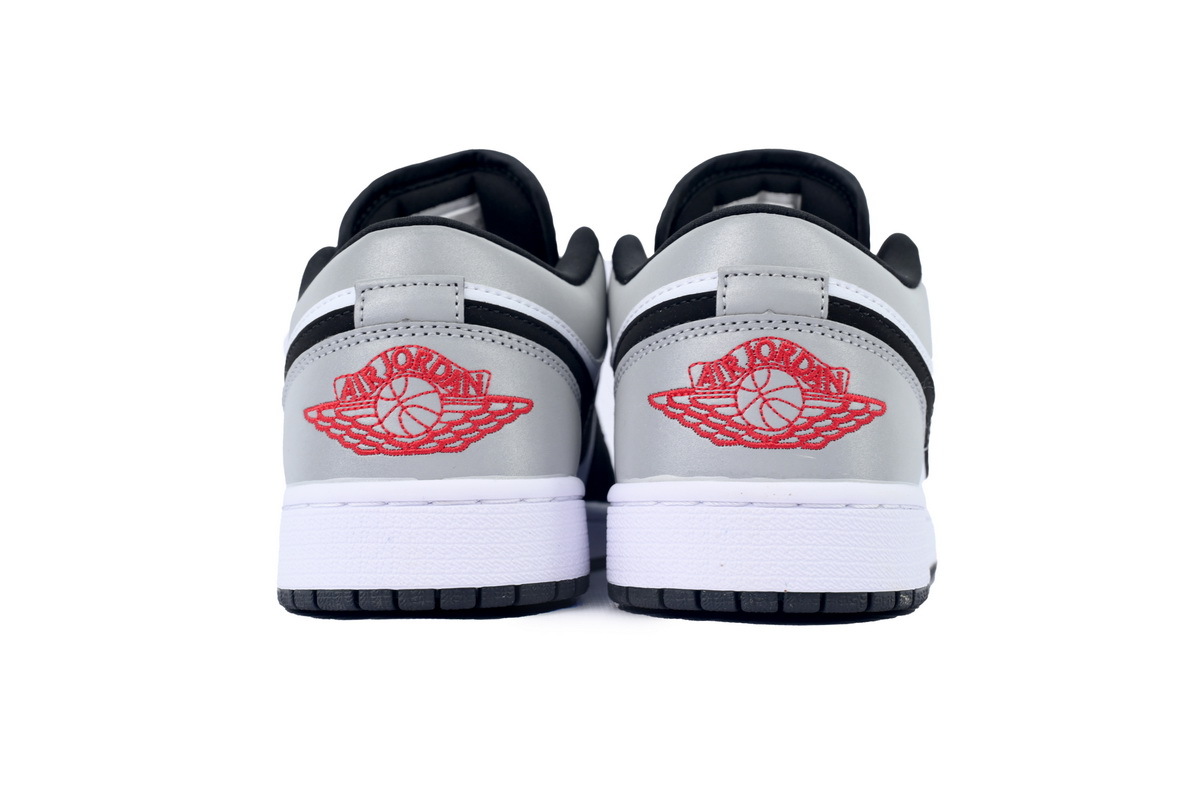 Air Jordan 1 Low 'White Fire Red Black Matte Silver' HF3188-106