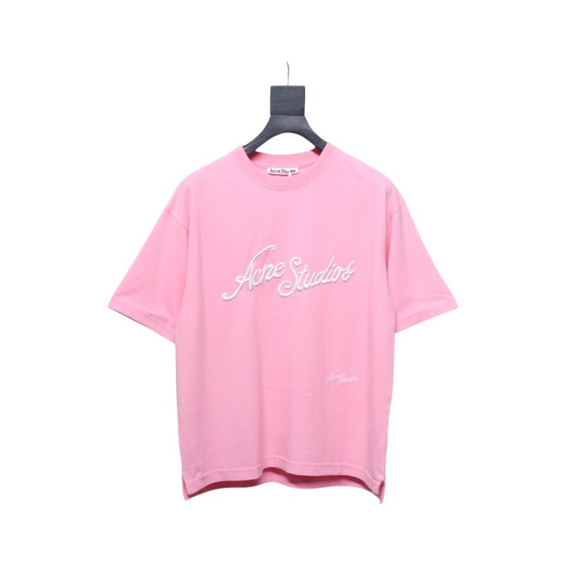 Acne Studios Logo T-Shirt Bubble Pink