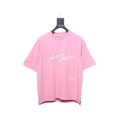 Acne Studios Logo T-Shirt Bubble Pink 01