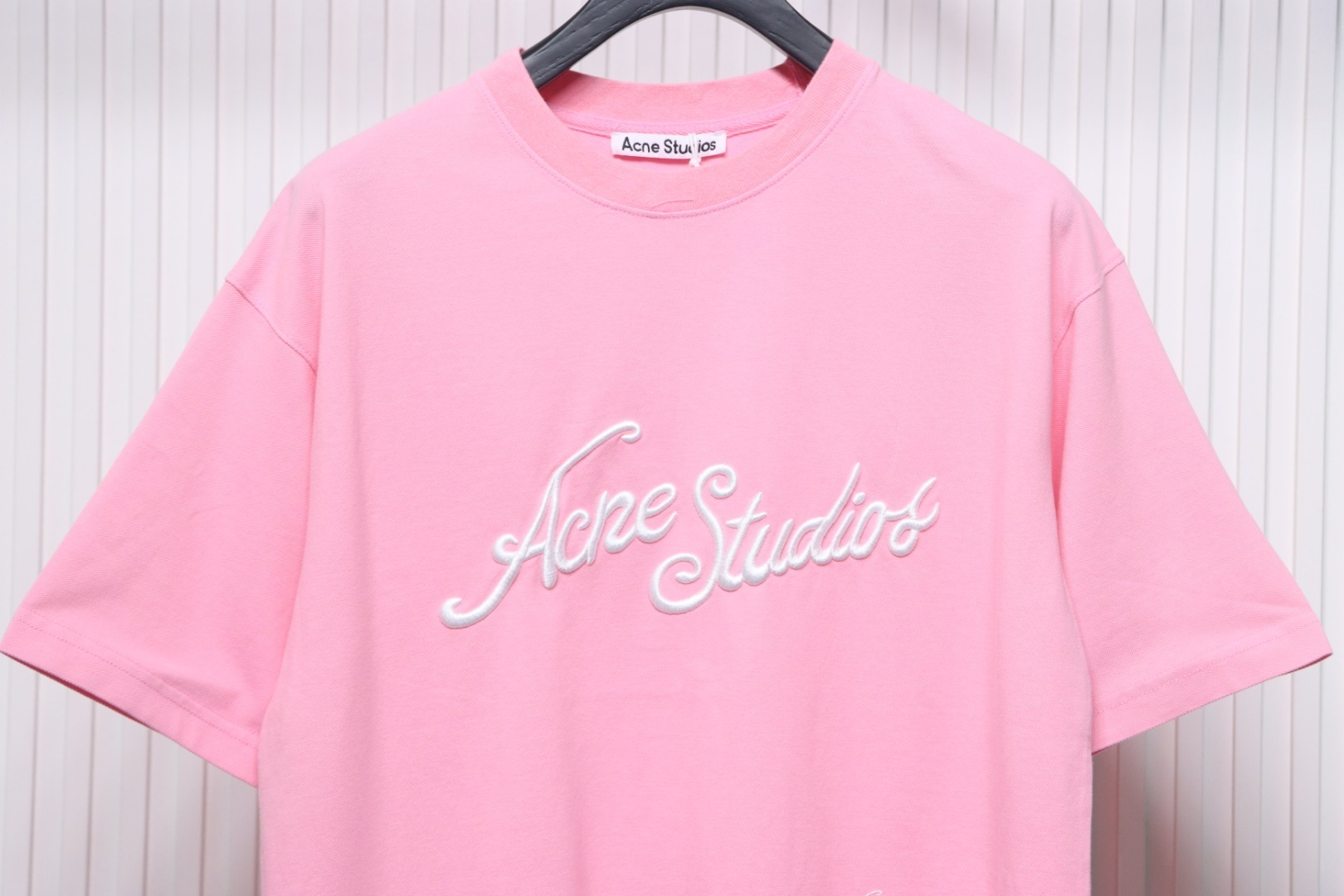 Acne Studios Logo T-Shirt Bubble Pink