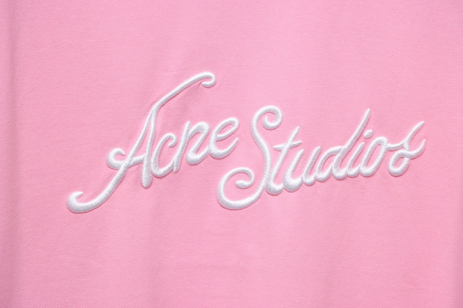 Acne Studios Logo T-Shirt Bubble Pink
