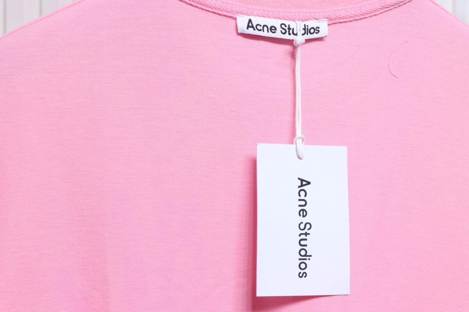 Acne Studios Logo T-Shirt Bubble Pink