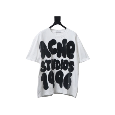 Acne Studios Graffiti Logo T-shirt Optic White 01
