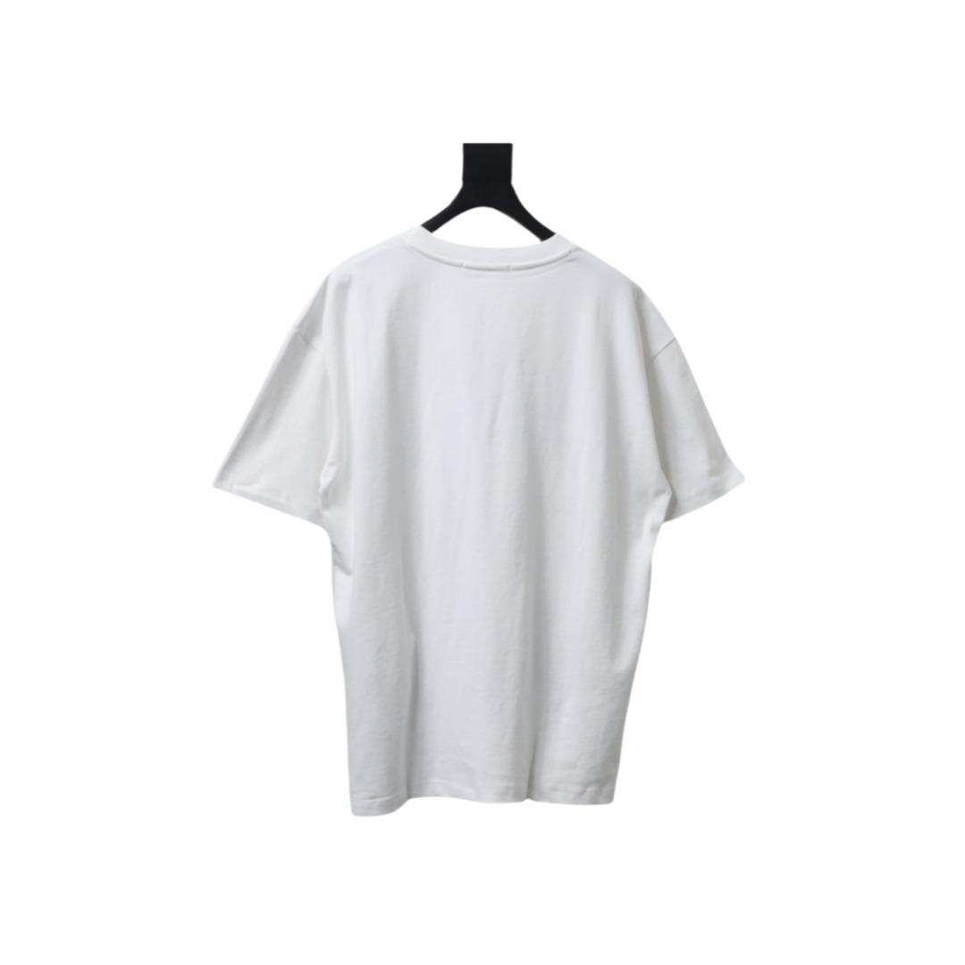 Acne Studios Graffiti Logo T-shirt Optic White