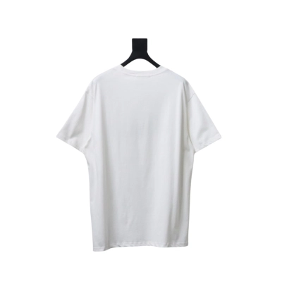 Acne Studios Logo-Embroidered Cotton T-Shirt White 02
