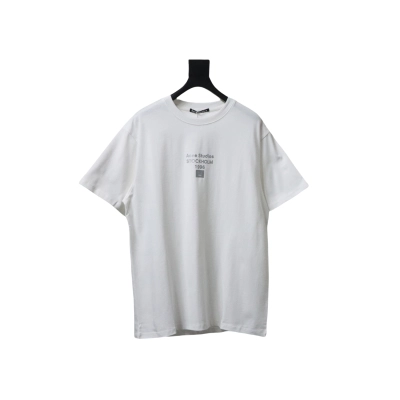 Acne Studios Logo Laser Printed T-Shirt White 01