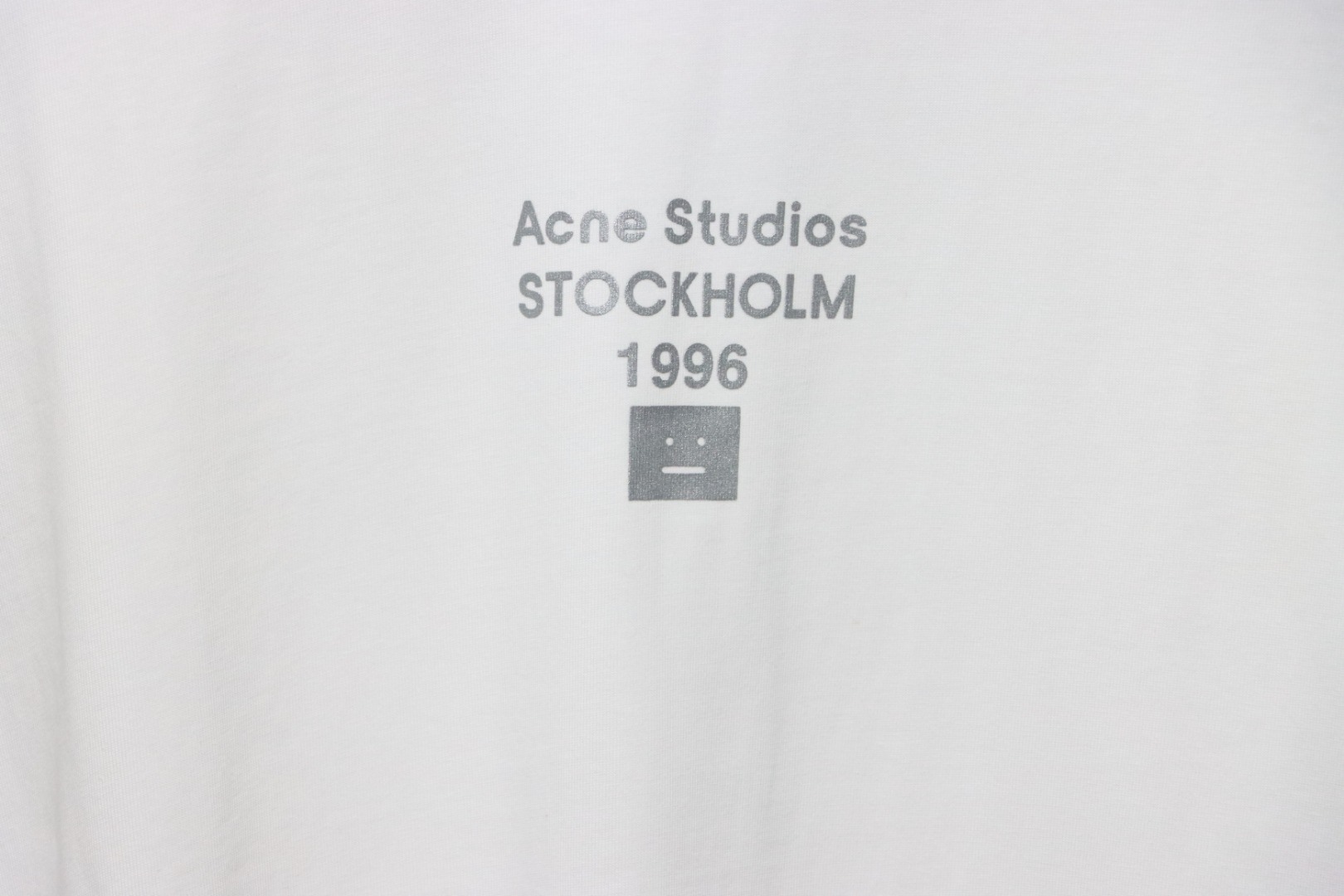 Acne Studios Logo Laser Printed T-Shirt White