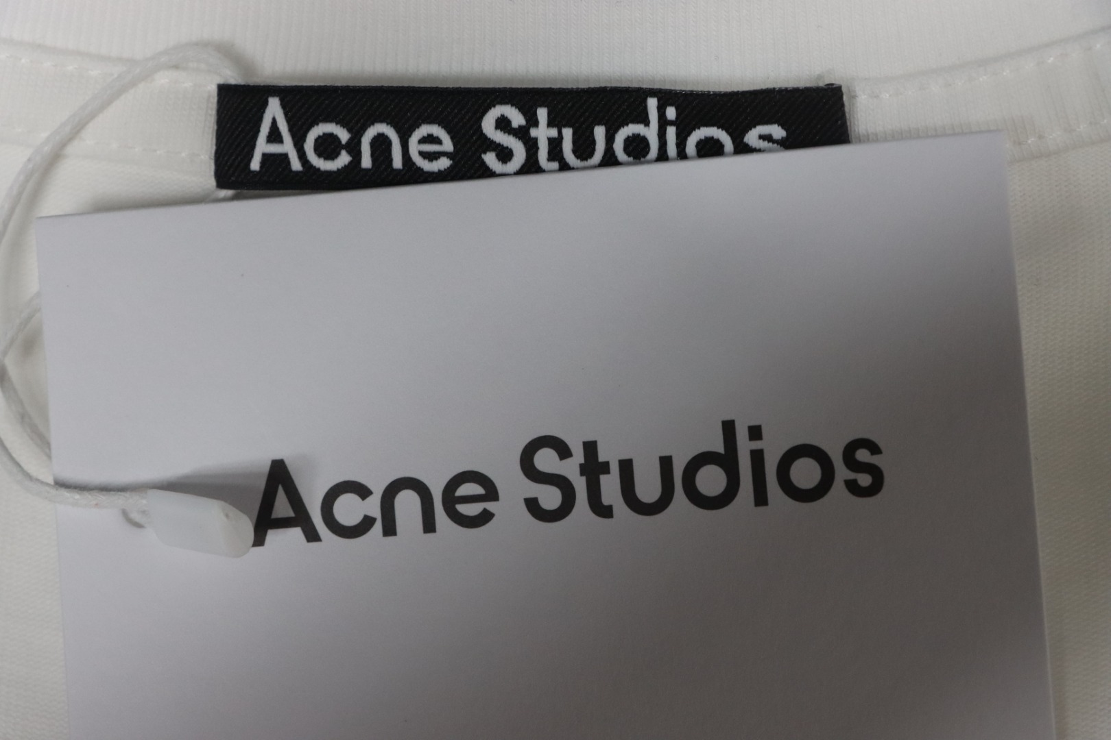 Acne Studios Logo Laser Printed T-Shirt White