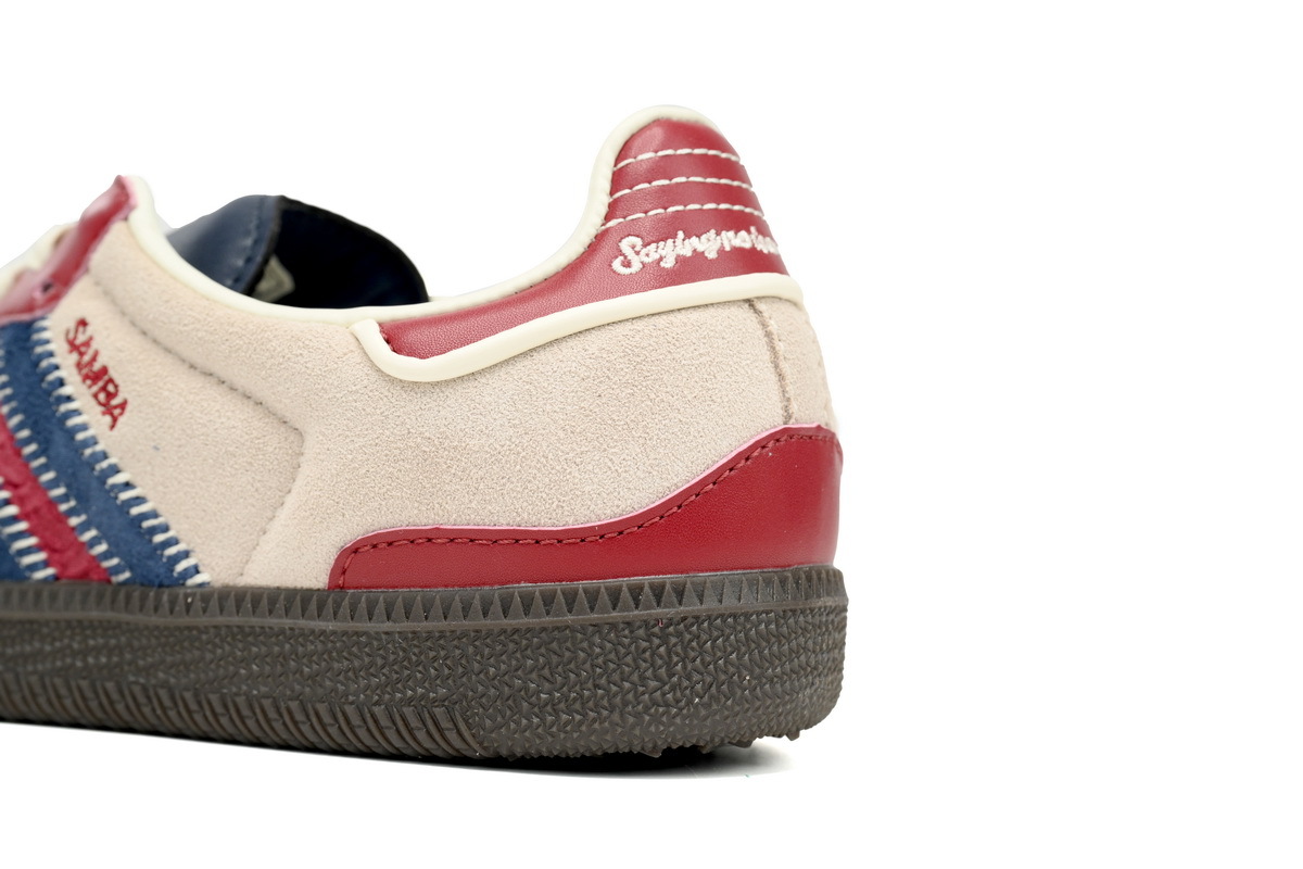 Adidas Samba Vegan /OG Beige Blue Red ID6023