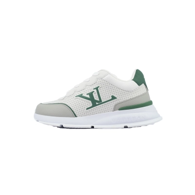Louis Vuitton Runner Classic Sneaker White Green 1AHSUG 01