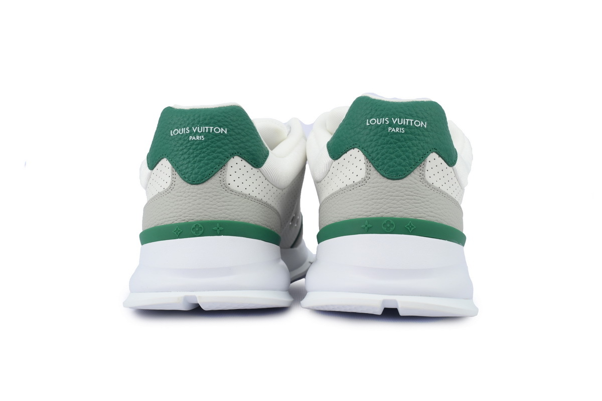 Louis Vuitton Runner Classic Sneaker White Green 1AHSUG