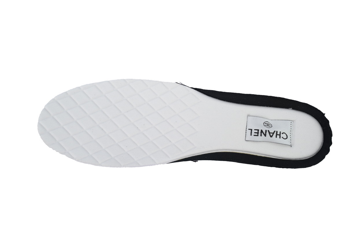 Coco Shoes Chanel Stylish Skateboarding Shoes Black White