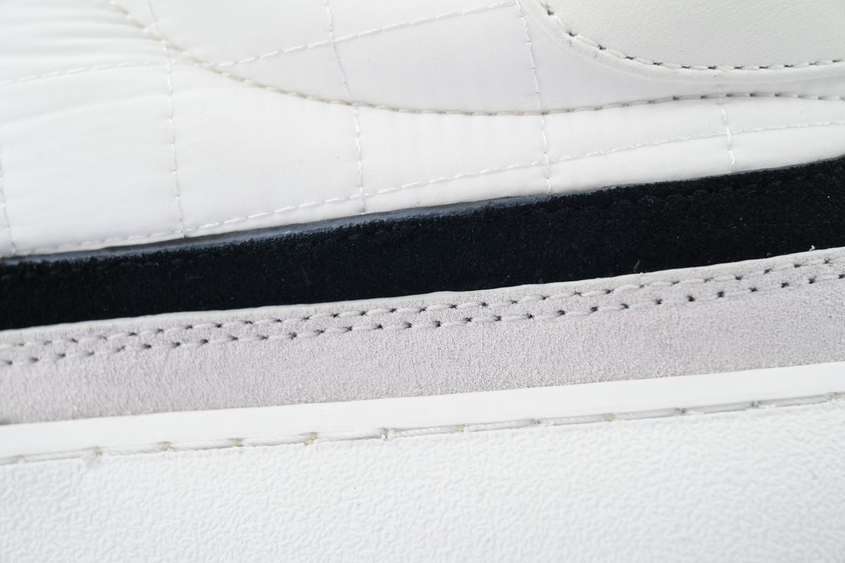 Coco Shoes Chanel Suede Calfskin White Light Grey Low Top Sneakers