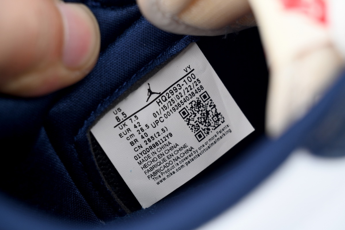 Air Jordan 1 Retro Low OG 'Howard University' HQ2993-100