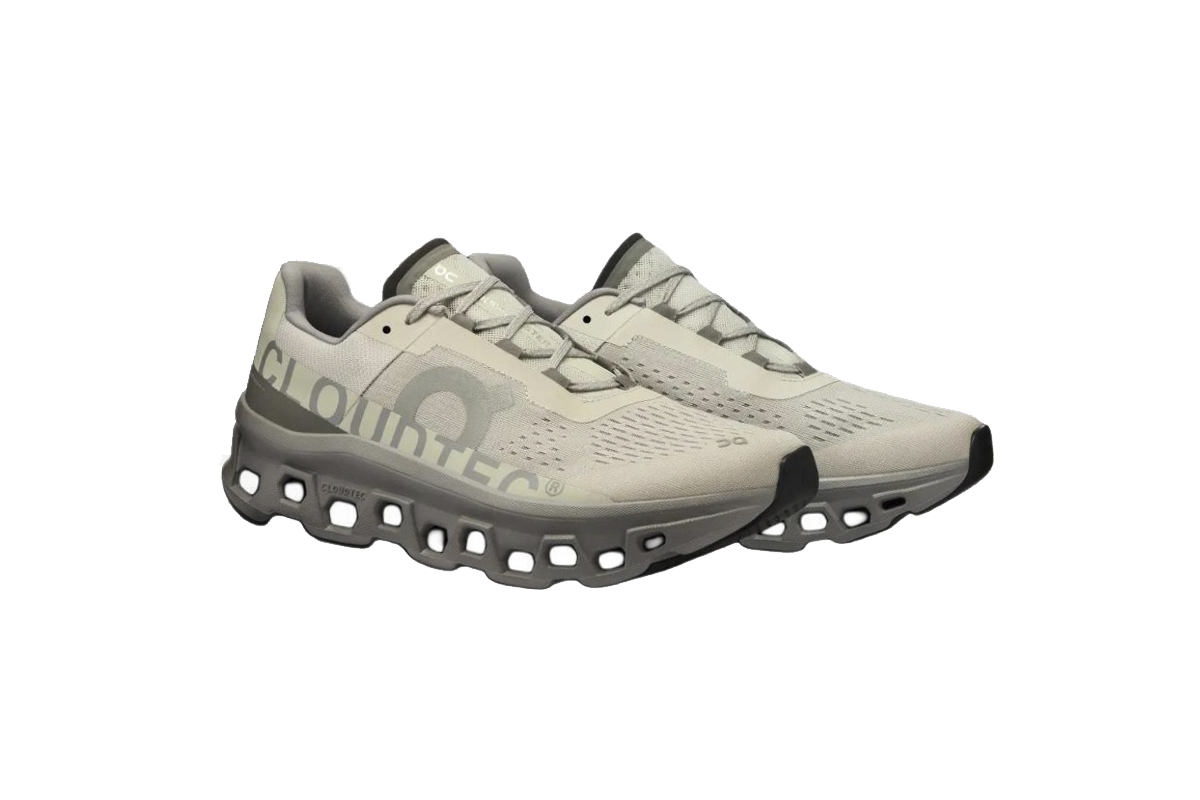 Coco Shoes ON Shoes Cloudmonster Running Trainers Ice/Alloy 61.97788