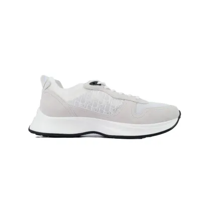 Dior B25 Runner White Oblique Suede 3SN259YTR_H069 02