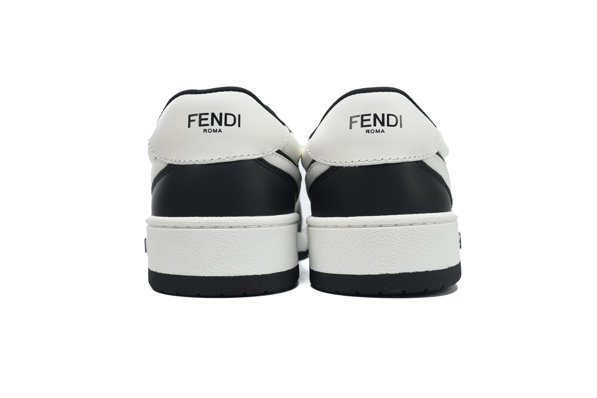 Coco Shoes Fendi Match Low White Black 7E1643AOMN F0E7C