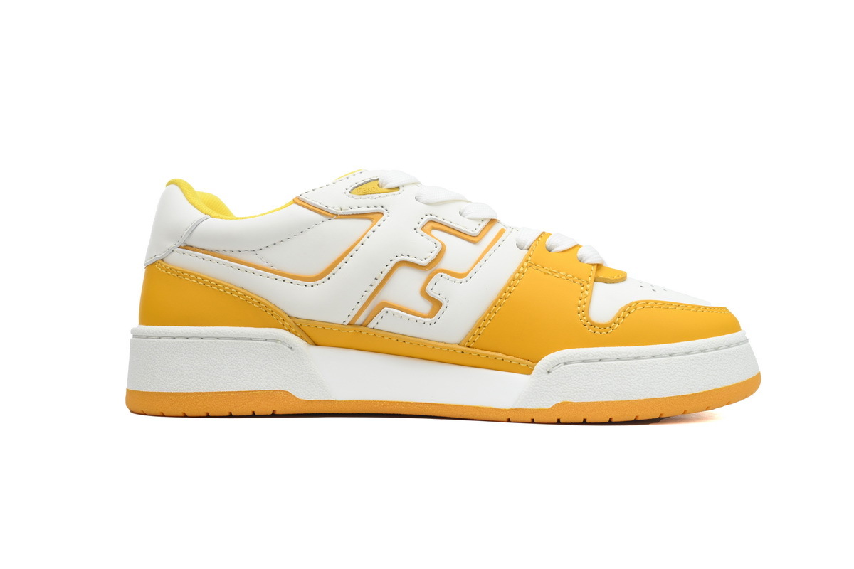 Coco Shoes Fendi Match Low Orange White 7E1643 AOMN F1OIG