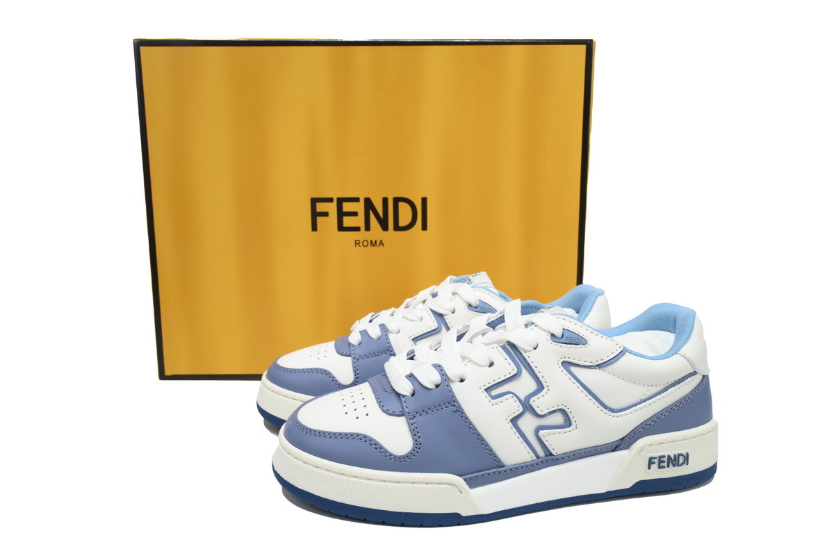 Coco Shoes Fendi Match Low Light Blue 7E1643 AOMN F1OIE