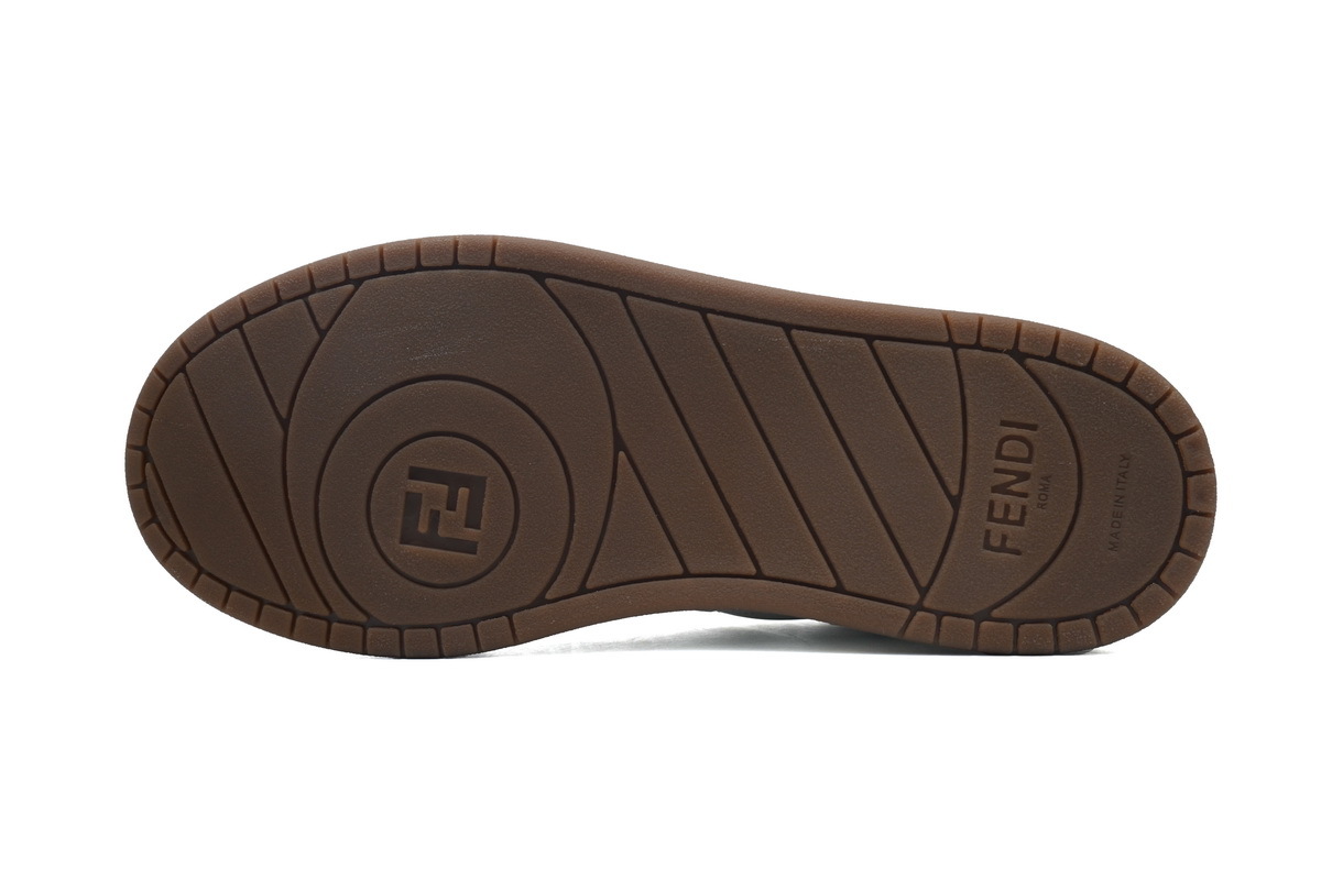 Coco Shoes Fendi Match Low White Green 7E1643-AOMN-F1NJ2