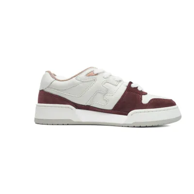 Fendi Match Leather Low Burgundy 02