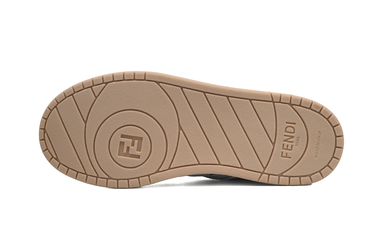 Coco Shoes Fendi Match Low Brown Houndstooth 8E8252 AKXX F1IE4