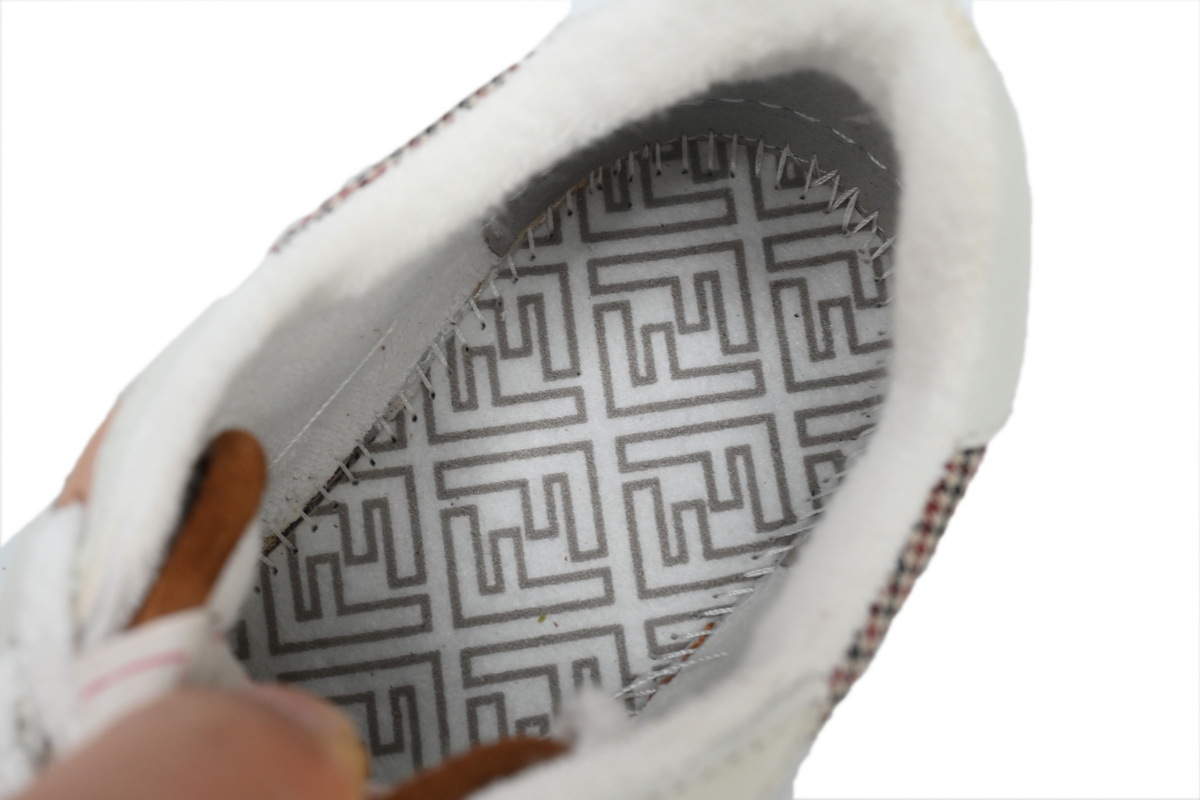 Coco Shoes Fendi Match Low Brown Houndstooth 8E8252 AKXX F1IE4