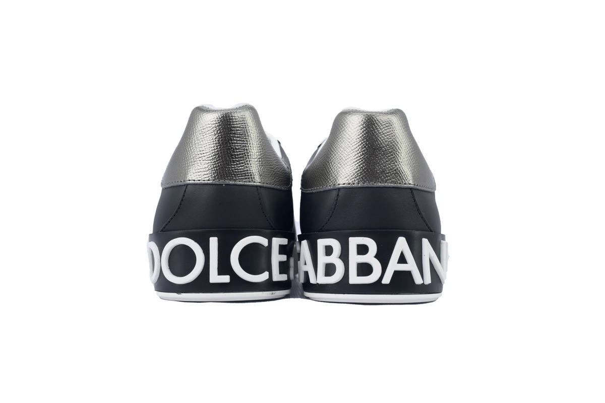 Coco Shoes Dolce & Gabbana Portofino 'Black Silver' CS2216 AH527 8B979