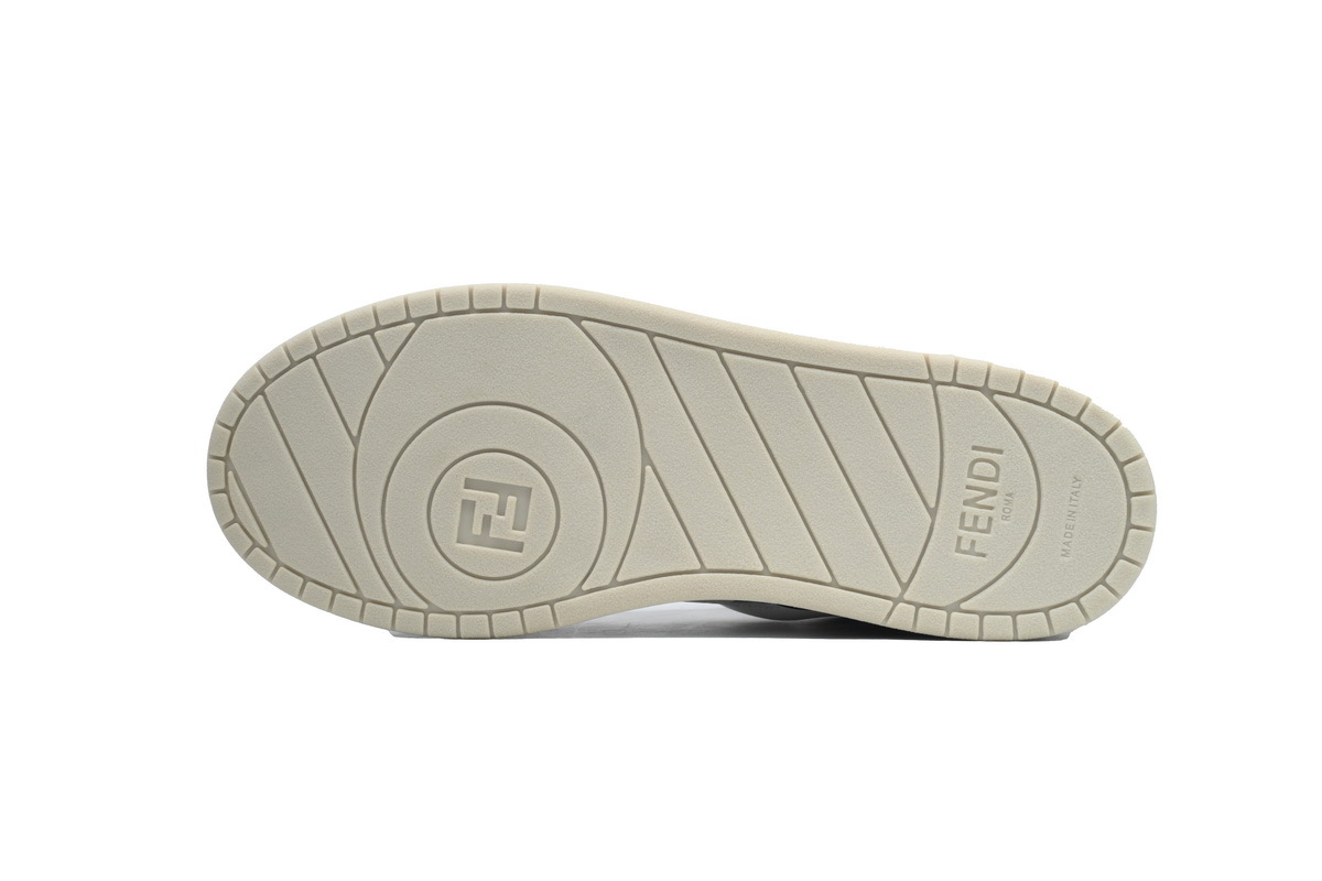 Coco Shoes Fendi Match Low Black White Leather