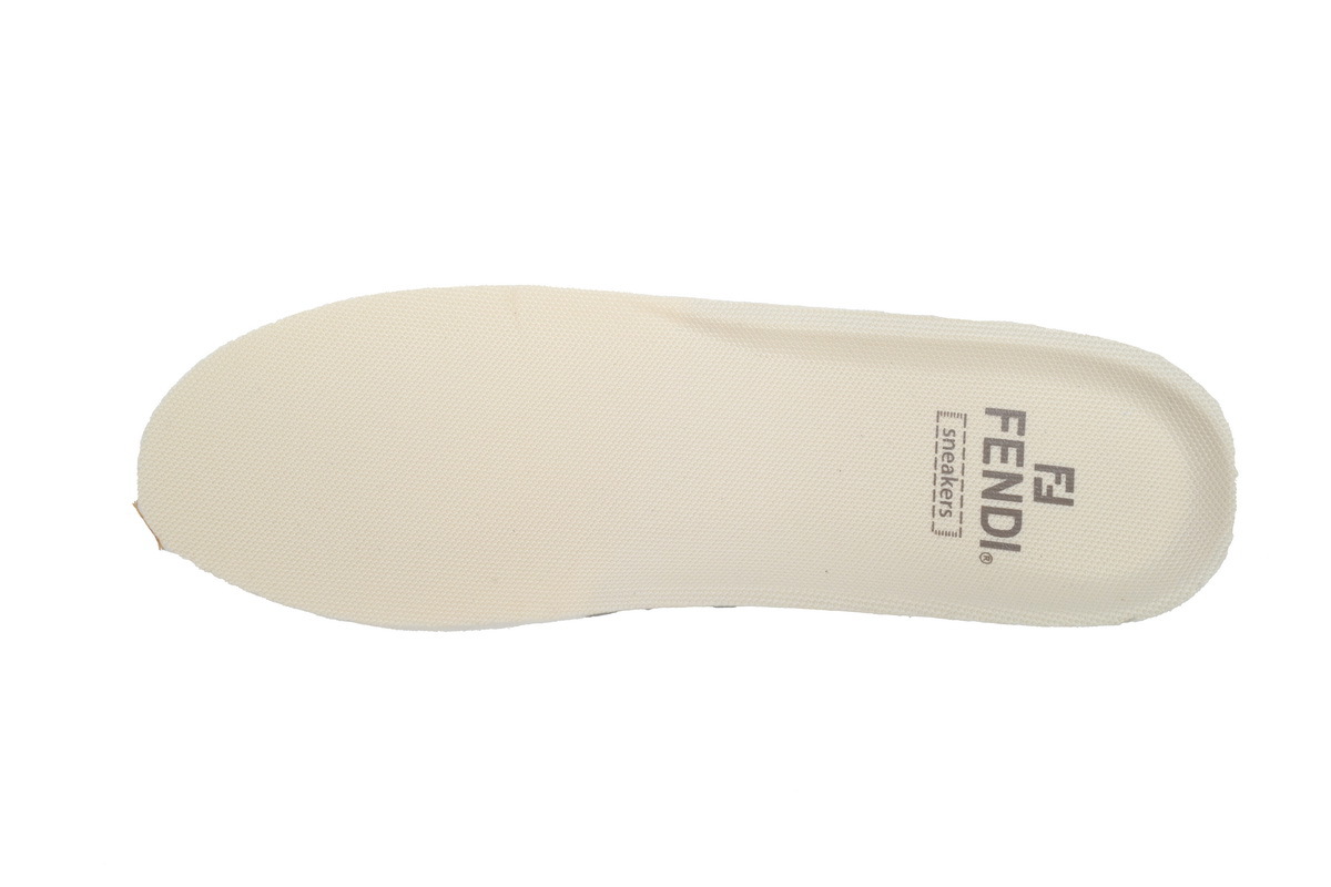 Coco Shoes Fendi Match Low Black White Leather