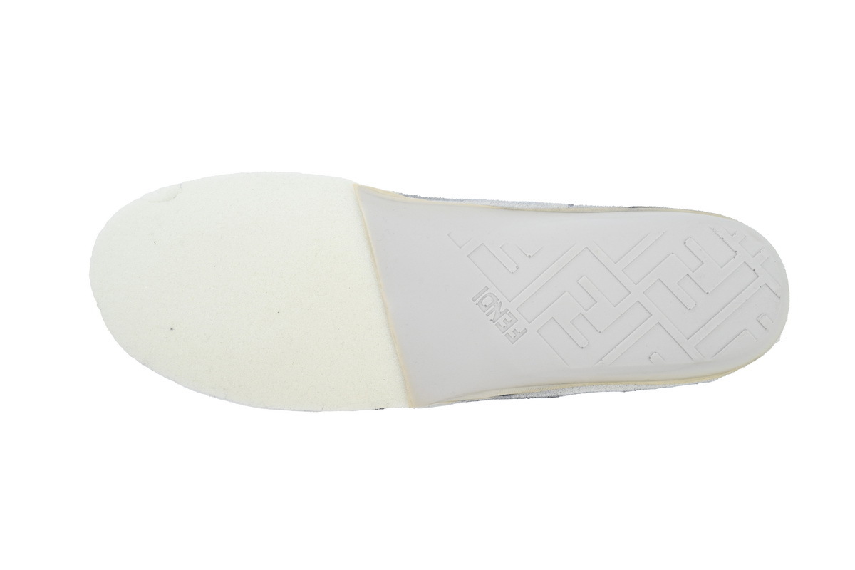 Coco Shoes Fendi Match Low 'White Black Motif' 7E1495 AQ6G F1MYR