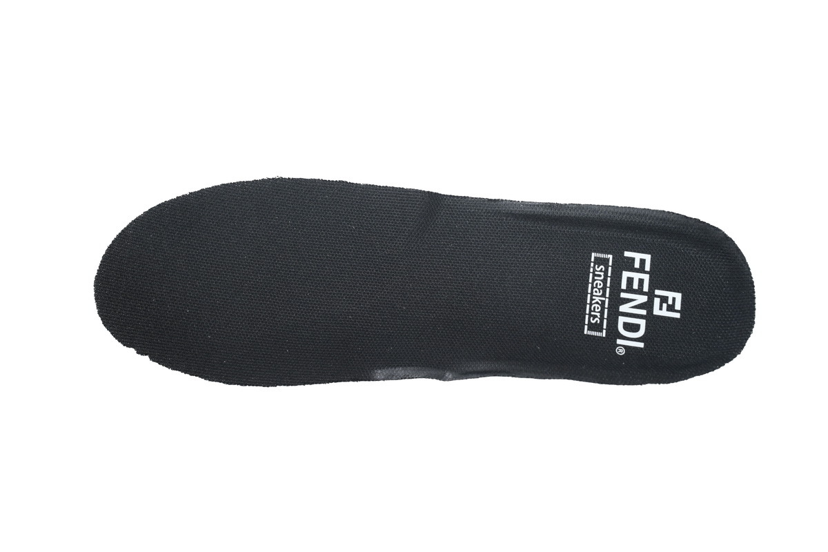 Coco Shoes Fendi Match Low Pure Black Leather