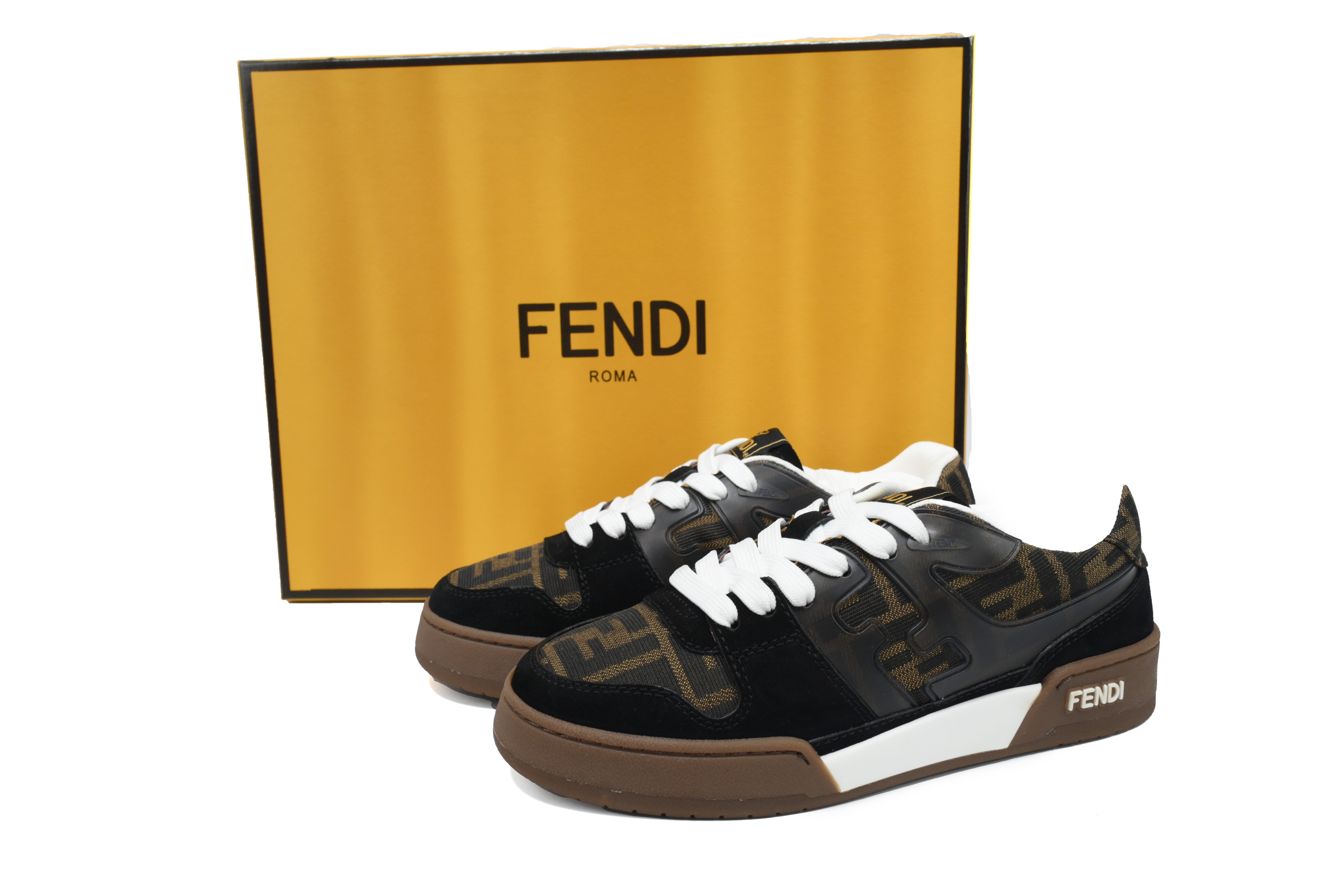 Fendi Match Low Black Brown 7E1688AQ6IF1PXA
