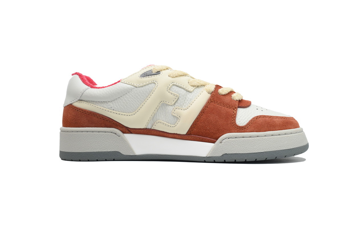 Coco Shoes Fendi Match Low Red Yellow 7E1493 AI1N F1H1D