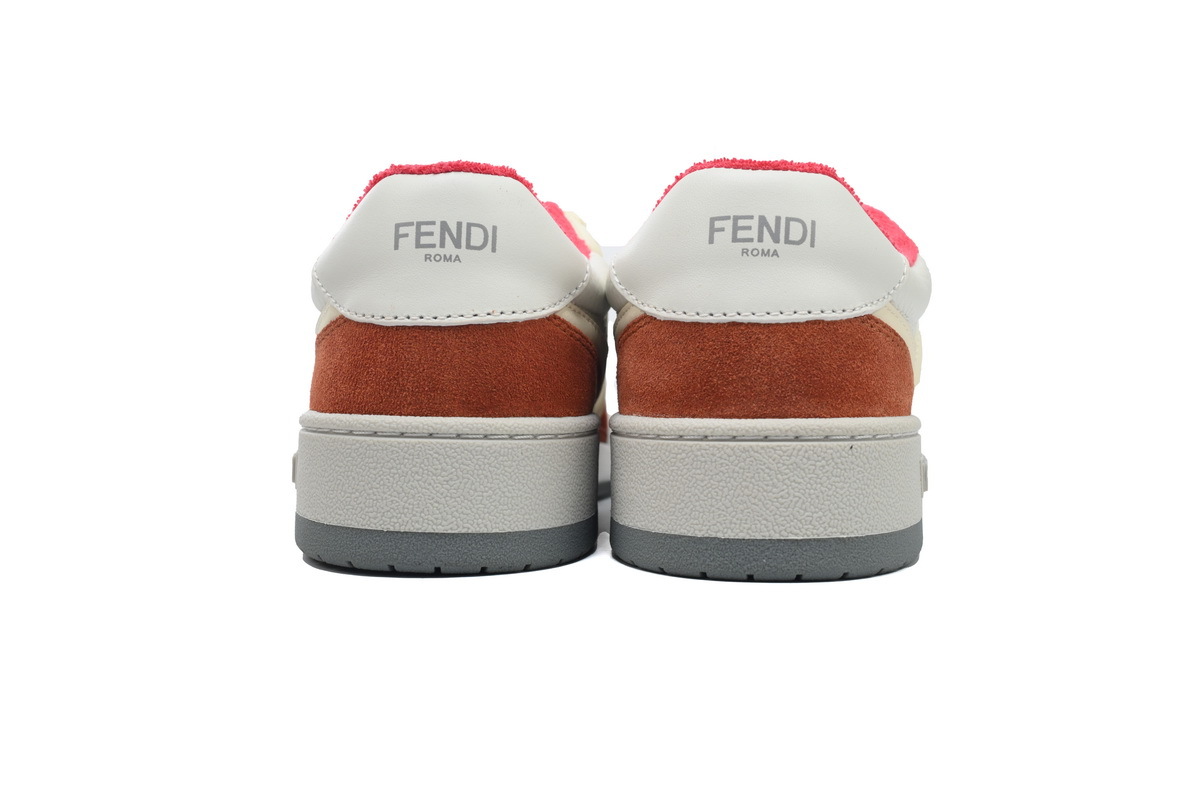 Coco Shoes Fendi Match Low Red Yellow 7E1493 AI1N F1H1D