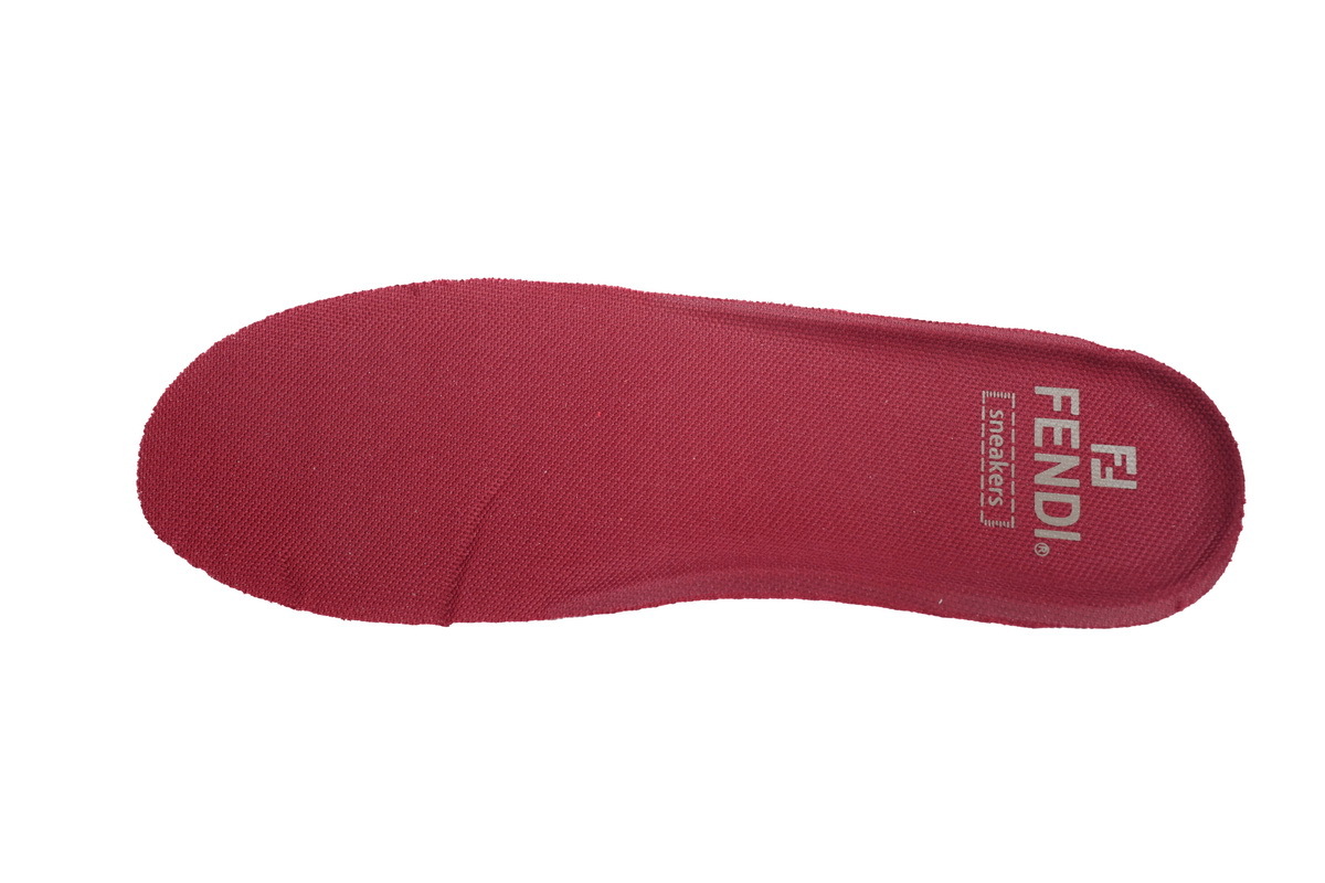 Coco Shoes Fendi Match Low Red Yellow 7E1493 AI1N F1H1D