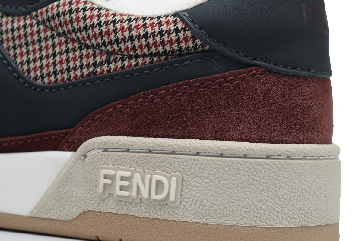 Coco Shoes Fendi Match Low Red Black