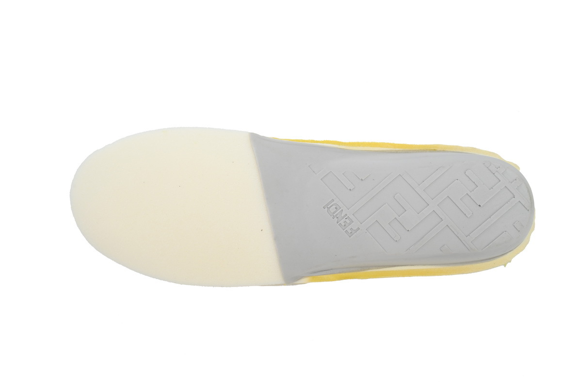 Coco Shoes Fendi Match Low Yellow Blue Suede 8E8252AI1NF1H1F