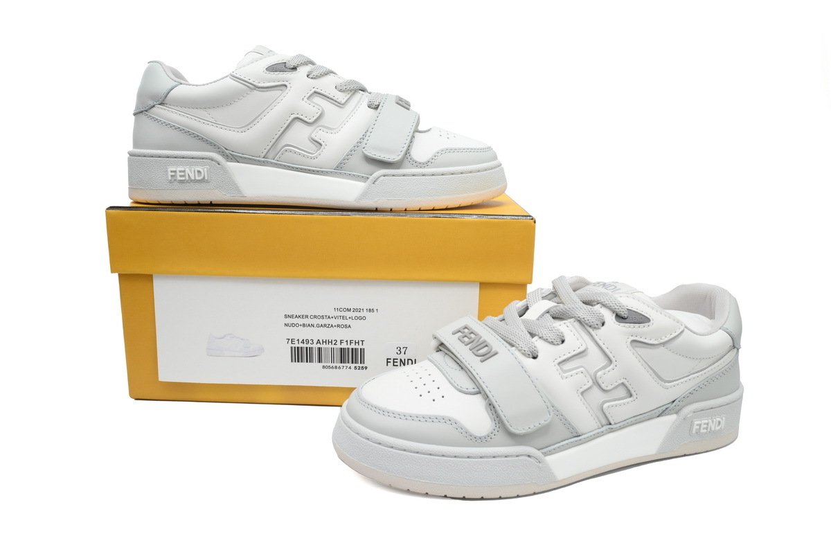 Coco Shoes Fendi Match White Grey 8E8453-AOMN-F1ME8